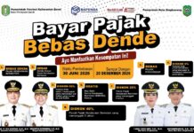 KABAR GEMBIRA UNTUK WARGA KOTA SINGKAWANG,PROGRAM BEBAS DENDA DAN DISKON POKOK PAJAK KENDARAAN BERMOTOR SUDAH DIMULAI